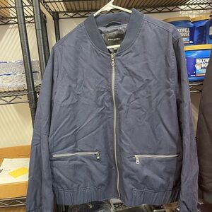 Banana Republic Dark Blue Bomber Jacket